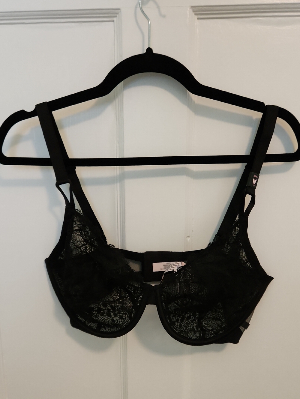Victoria's Secret Black Lace Underwire Bra